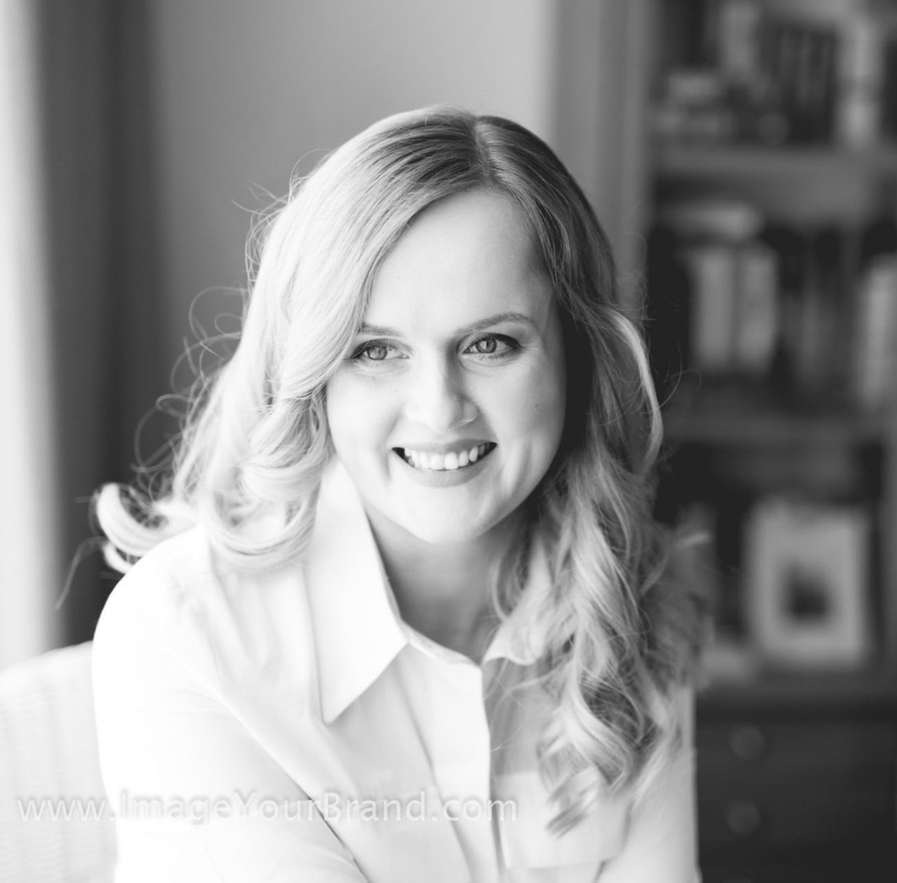 Professional posing for an editorial-style PR portrait session